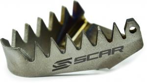 Scar titanium voetsteun remtip KTM tot 2015