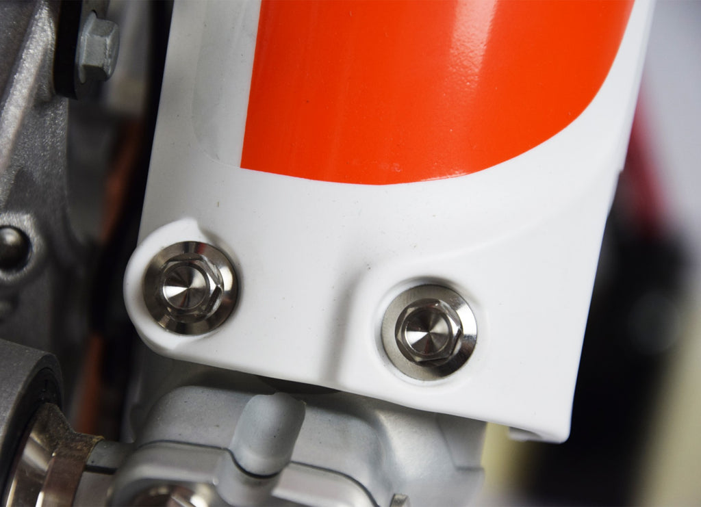 Scar titanium kroonplaten boutjes ( per 4 ) KTM SX/SXF 09- & Husqvarna 14-