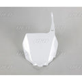 UFO voornummerplaat wit Suzuki RM 125/250 01- & RM-Z 250 07-09 & RM-Z 450 05-07