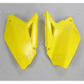 UFO zijnummerborden Geel Suzuki RM-Z 250 07-09
