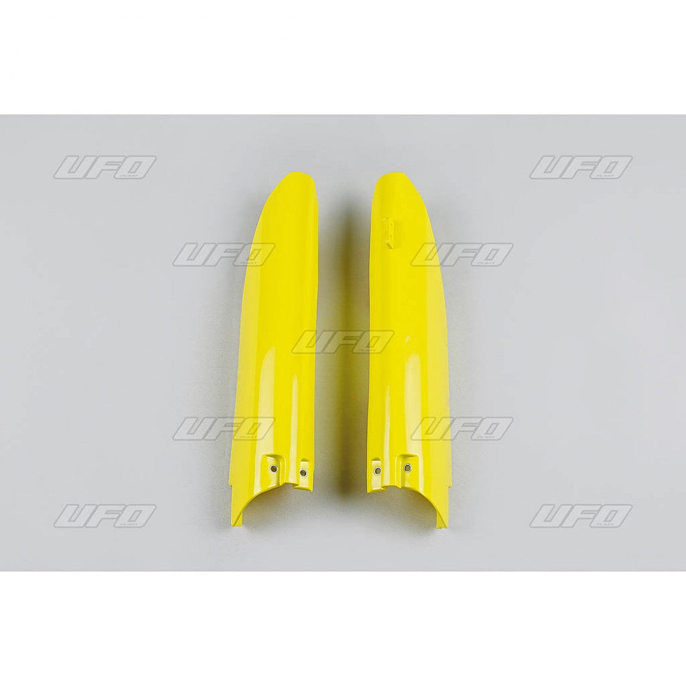 UFO voorvork beschermers Geel Suzuki RM 125/250 07-11 & RM-Z 250 07- & RM-Z 450 07-