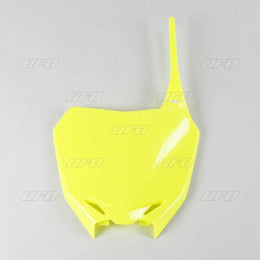 UFO voornummerplaat Fluor Geel Suzuki RM-Z 250 10-18 & RM-Z 450 08-17