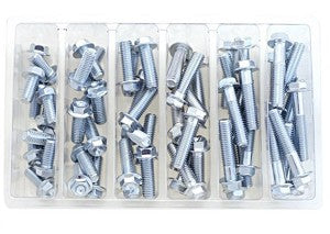 BOLT M6 8mm Hex Flange Bolt Assortiment 2 M6x30 - M6x50