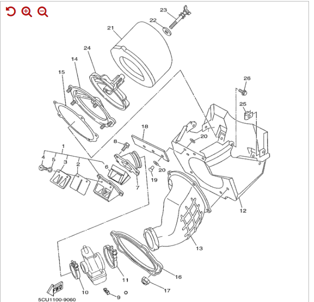 Yamaha OEM Seal 3JD-14462-00-00