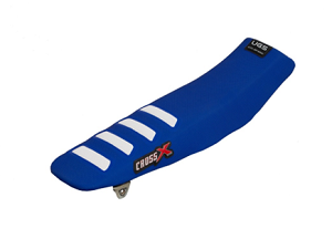 Cross X Zadelovertrek UGS Color Blauw met Wave Wit Yamaha YZ 250F 2019-2023 & YZ 450F 2018-2022 & WR 250F 2020-2022 & WR 450F 2019-2022
