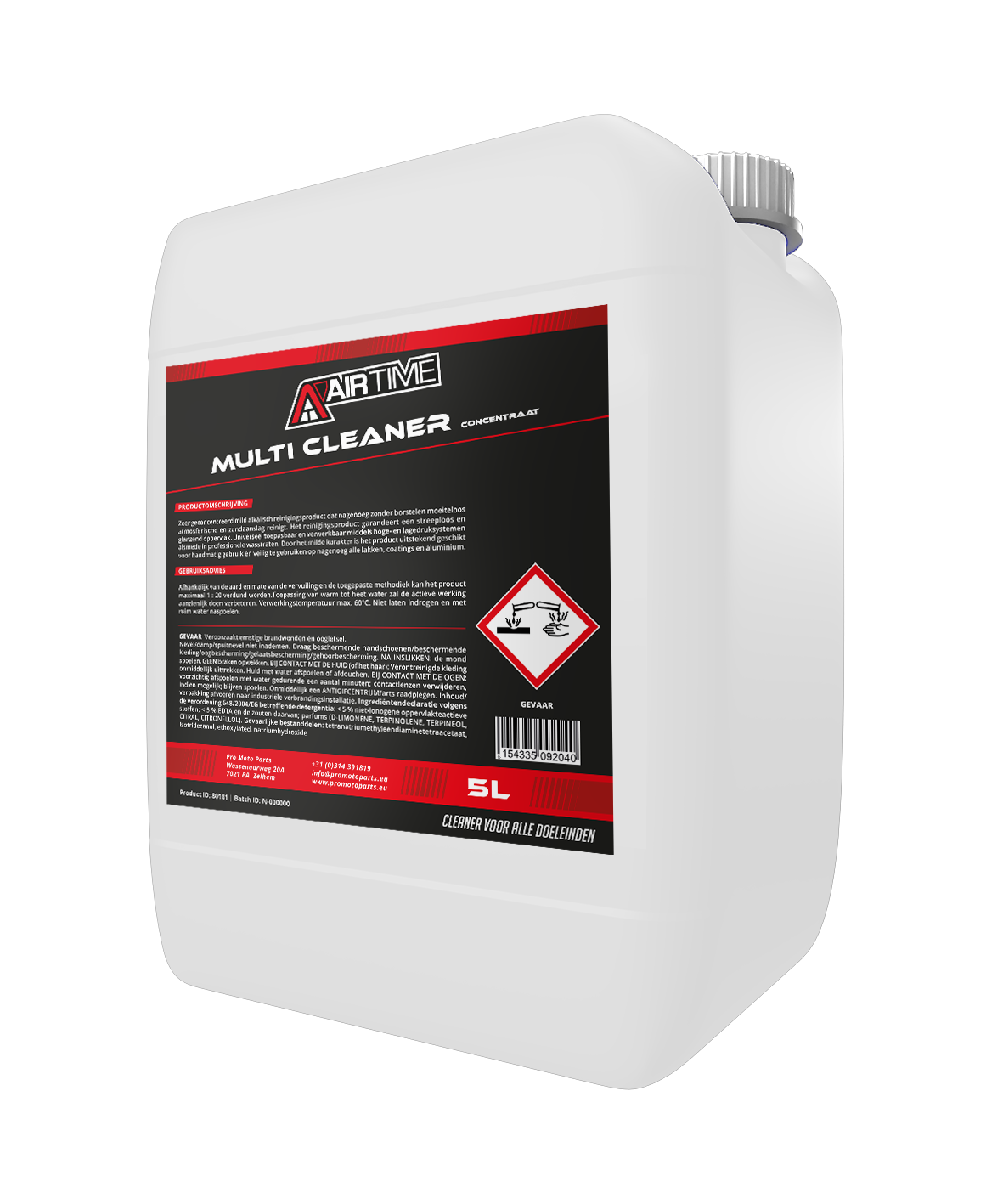 Airtime multi cleaner 5 liter concentraat