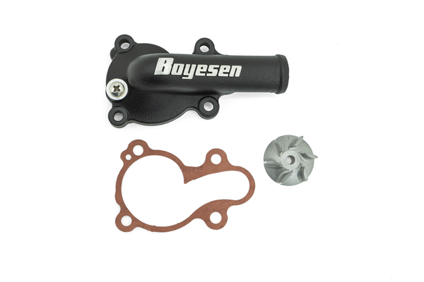 Boyesen waterpomp deksel met rotor Zwart Kawasaki KX 450F 2019-2023