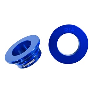 Apico Achterwiel afstandsbussen Blauw KTM SX/SX-F 13- / Husqvarna/ Gas Gas 2021 ( voor originele naaf )
