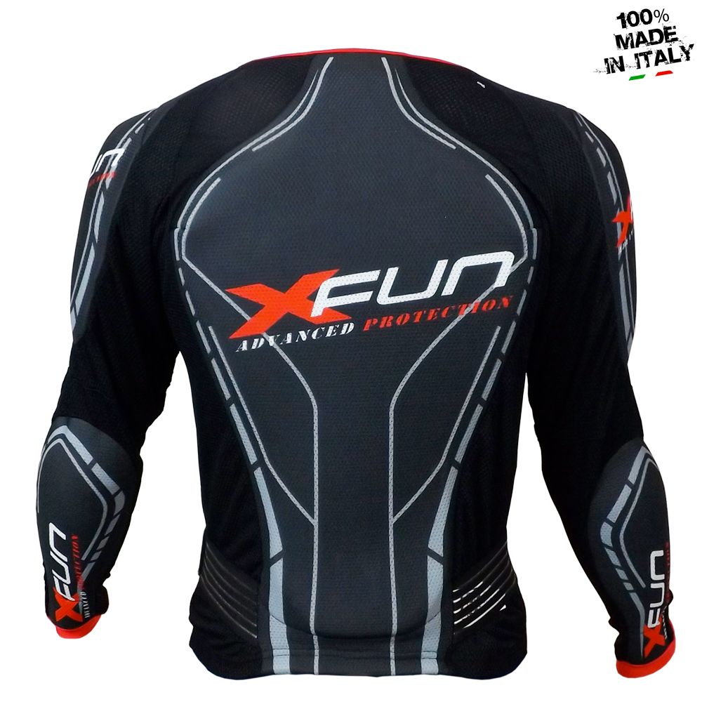 X-Fun X Project harnas bodyprotector zwart Maat L/XL