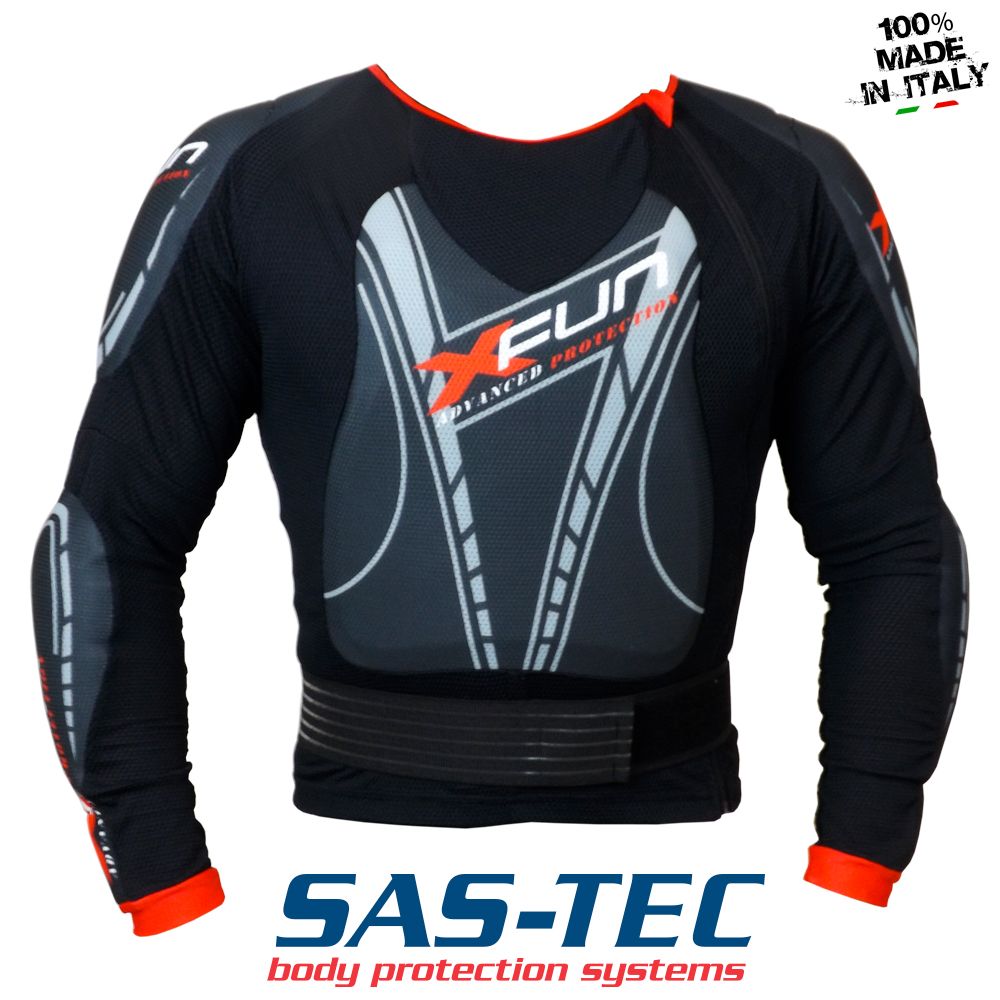 X-Fun X Project harnas bodyprotector zwart Maat S/M