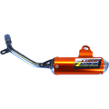 HGS uitlaatdemper aluminium Oranje KTM SX50 09-23 / HSQ TC50 17-23 / GG MC50 21-23