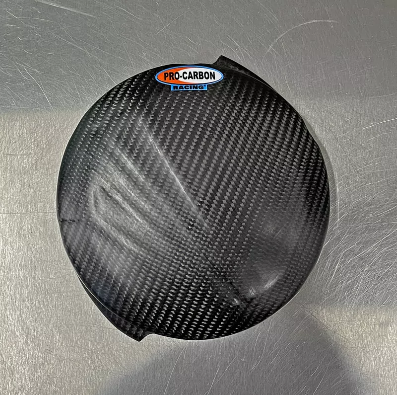 Pro Carbon koppelingsdeksel sticker Yamaha Yamaha YZ 250F 2019-2024 & WR 250F 2020-2024