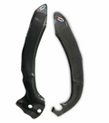 Pro Carbon framebeschermers ( lang ) Yamaha YZ 250F 2014-2015 & YZ 450F 2014-2017