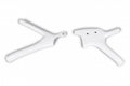 UFO frame beschermers Wit Yamaha YZ 125/250 1993-2001
