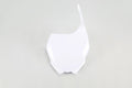 UFO voornummerplaat Wit Yamaha YZ 125/250 06-14 & YZ 250F/450F 06-09