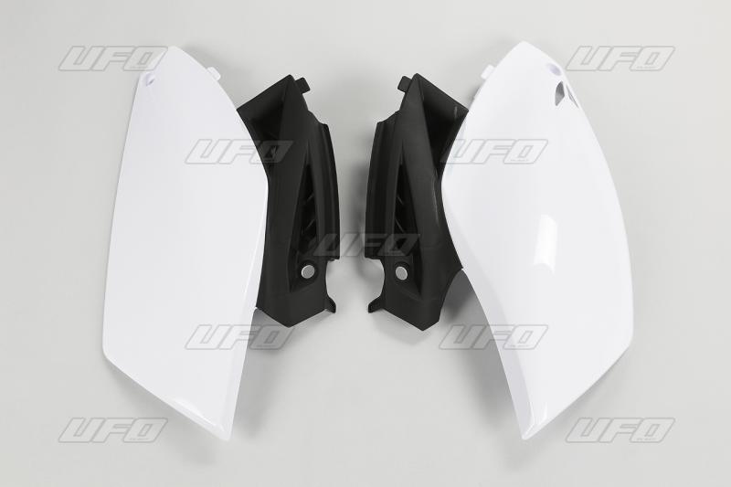 UFO zijnummerborden Wit / Zwart Yamaha YZ 250F 10-13