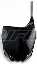 UFO voornummerplaat Zwart Yamaha YZ 125/250 15-21 & YZ 250F 10-18 & YZ 450F 10-17