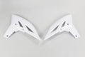 UFO radiator kappen Wit Yamaha YZ 250F 11-13 & WR 450F 12-15