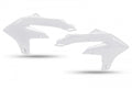 UFO radiator kappen Wit Yamaha YZ 250F 2024- & YZ 450F 2023- & WR 250F 2025- & WR 450F 2024-