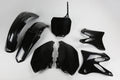 UFO plastic kit Zwart Yamaha YZ 125/250 02-05