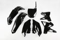 X-Fun Restyle plastic kit Zwart Yamaha YZ 125/250 2002-2014