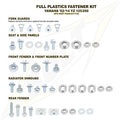 Bolt Volledige plastic set schroeven set Yamaha YZ 125/250 2002-2021