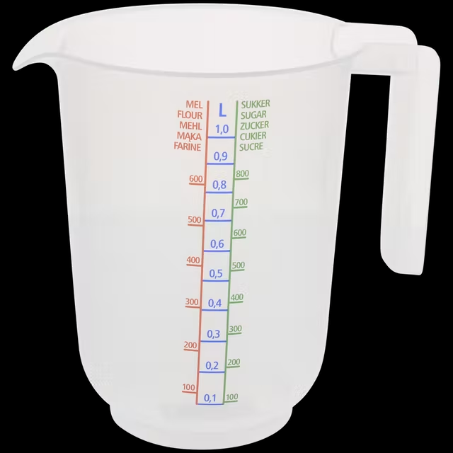 Airtime olie maatbekers 1000ml ( 1 liter ), 500ml & 250ml (set van 3 bekers)