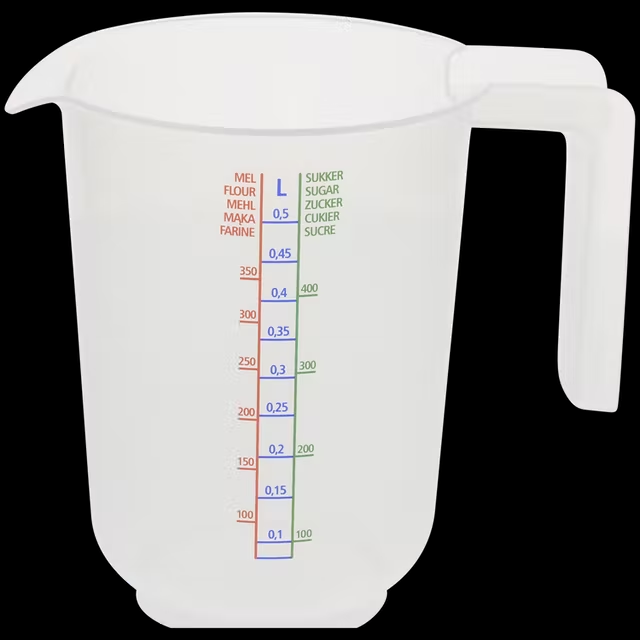 Airtime olie maatbekers 1000ml ( 1 liter ), 500ml & 250ml (set van 3 bekers)