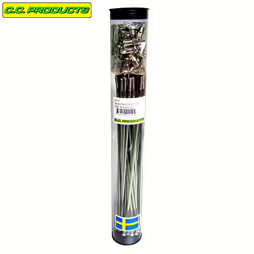 CC-Products Voorwiel 21″ RVS spakenset 36 stuks + nippels voor OEM naaf Suzuki RM-Z 250 2007-heden & Suzuki RM-Z 450 2005-heden & RMX 450Z 2009-heden