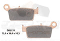 Delta Braking Sintered achter remblokken DB2170 Type D