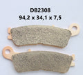 Delta Braking Sintered Voor remblokken DB2308 Type D