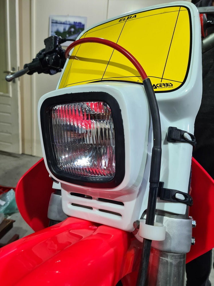 Acerbis Elba Koplamp Wit / Geel