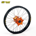 Excel achterwiel compleet Zwarte velg + Haan Wheels oranje naaf 14-1.60 KTM SX 85 kleine wielen 2004-2020 & Husqvarna TC 85 2014-2020
