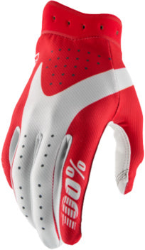 100% handschoenen Itrack Rood / Wit Maat M ( 2026 collectie )