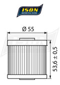 Ison olie filter HF123