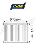 Ison olie filter HF133