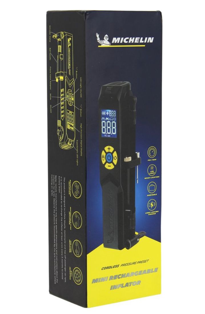 Michelin mini compressor 20x4x45 cm