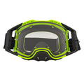 BRAAP Crossbril Zwart met Fluor Geel frame en blanke lens
