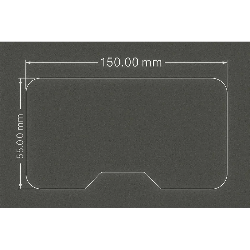 AF Protect Nose Cutting 55MM Smart Film Lens Protector - 2Pcs
